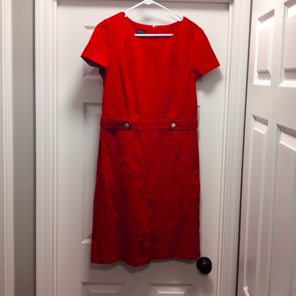 Red Talbots Dress Size 10
